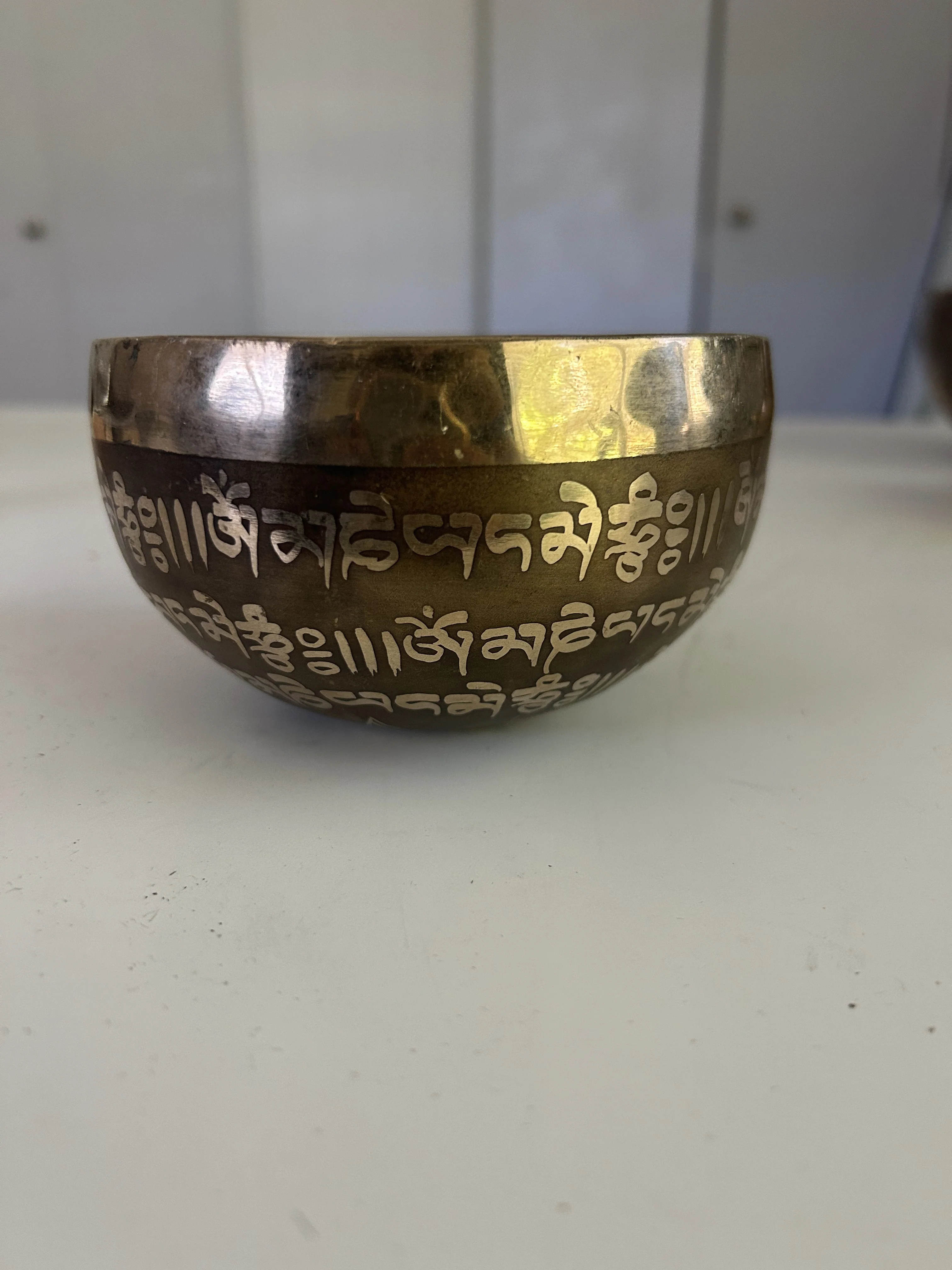 5 Inch Bronze A4 One Of A Kind Singing Bowl CUSTOM-0017 - Image 14