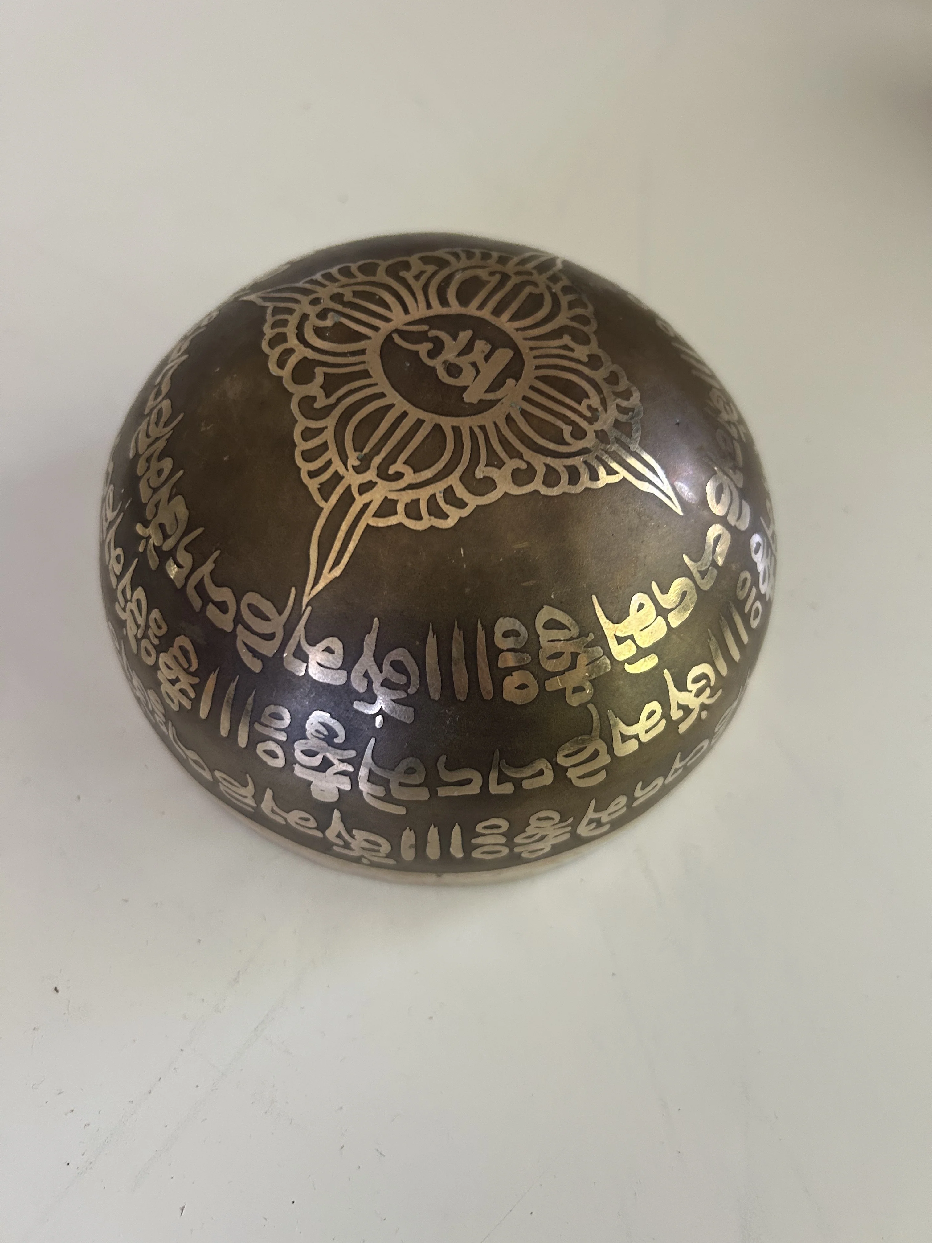 5 Inch Bronze A4 One Of A Kind Singing Bowl CUSTOM-0017 - Image 8