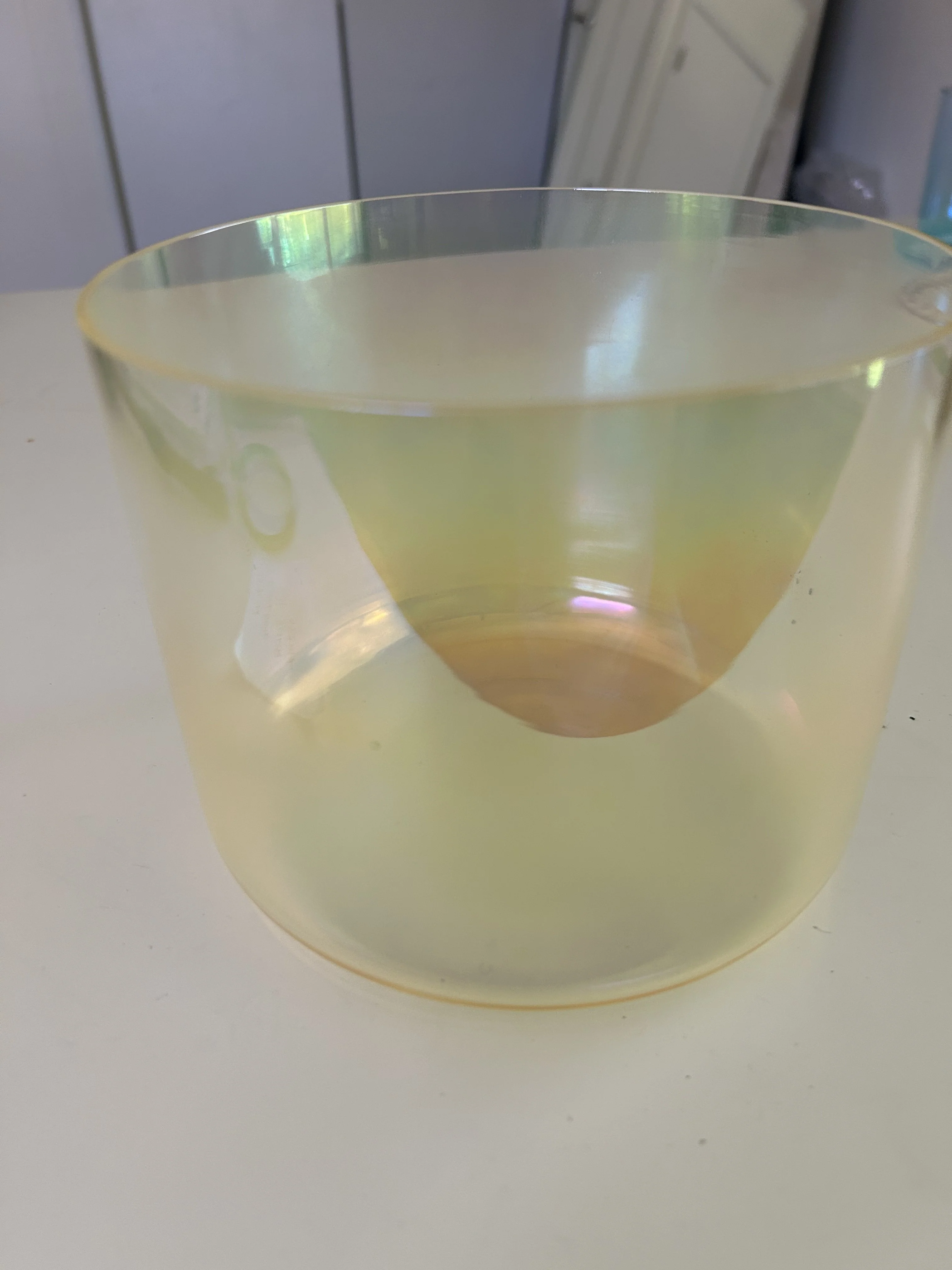 6.25 Inch Crystal E4 One Of A Kind Singing Bowl CUSTOM-0002 - Image 10