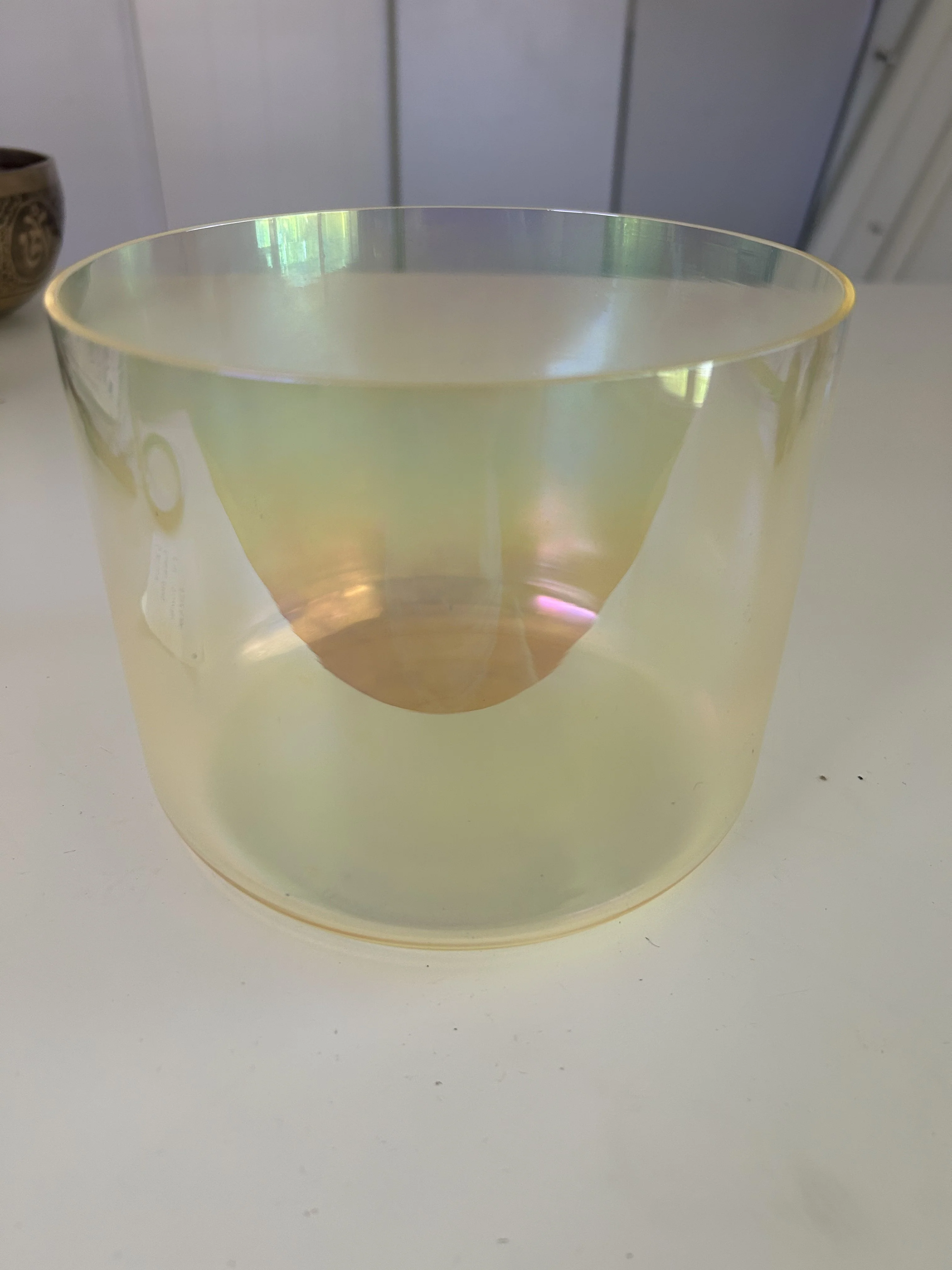 6.25 Inch Crystal E4 One Of A Kind Singing Bowl CUSTOM-0002 - Image 8