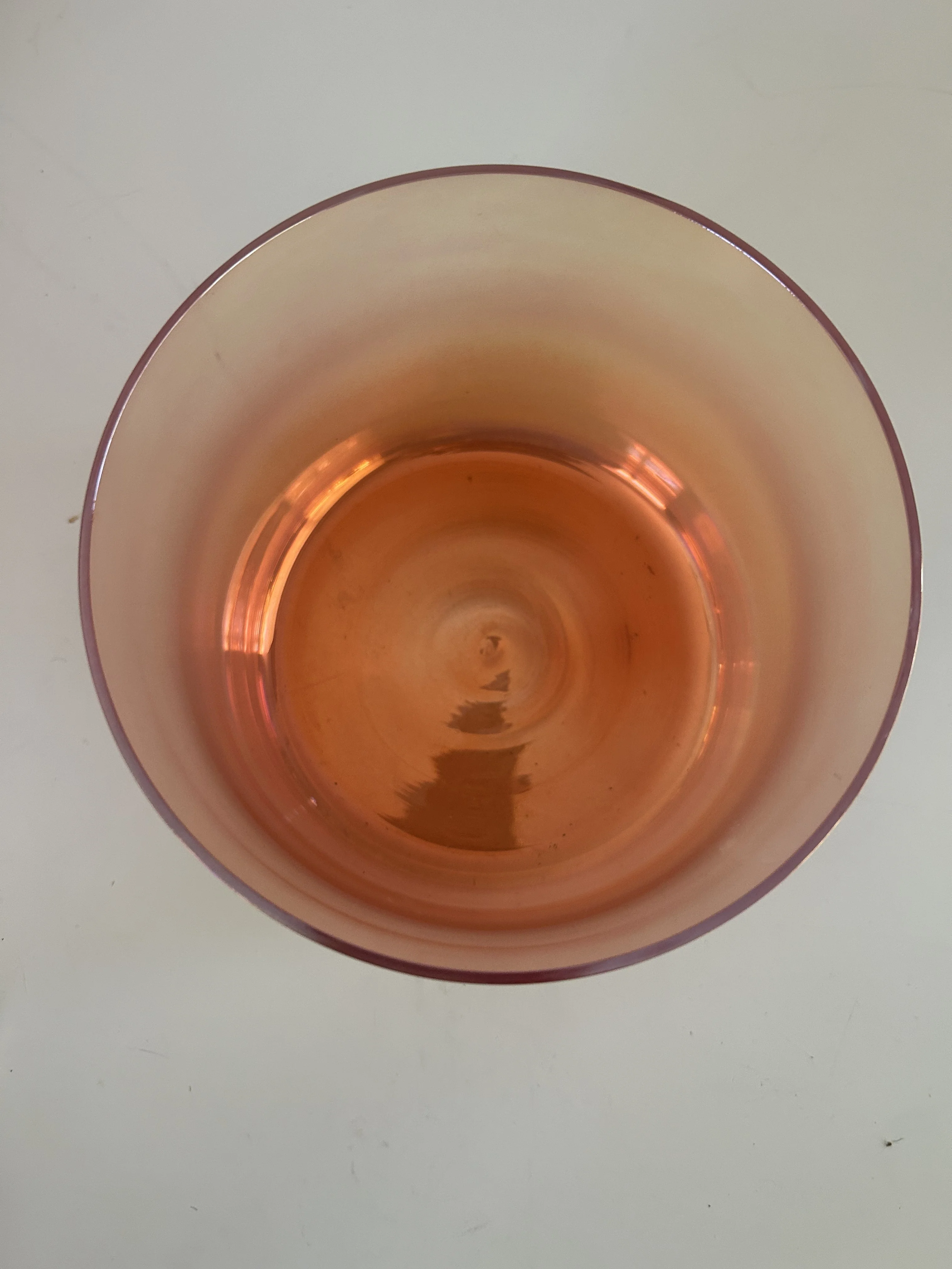 6.5 Inch Crystal D3 One Of A Kind Singing Bowl CUSTOM-0012 - Image 2