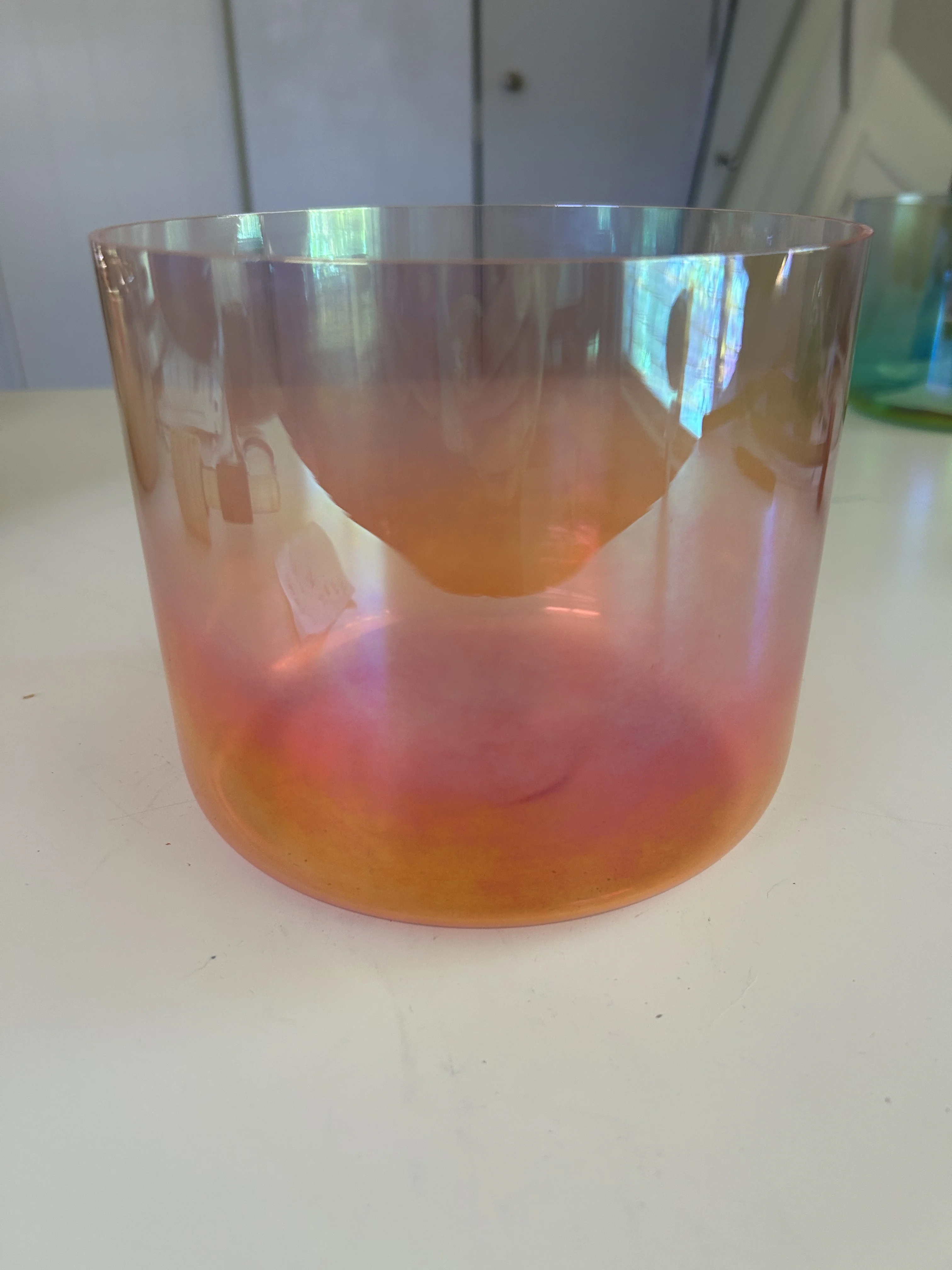 6.5 Inch Crystal D3 One Of A Kind Singing Bowl CUSTOM-0012 - Image 6