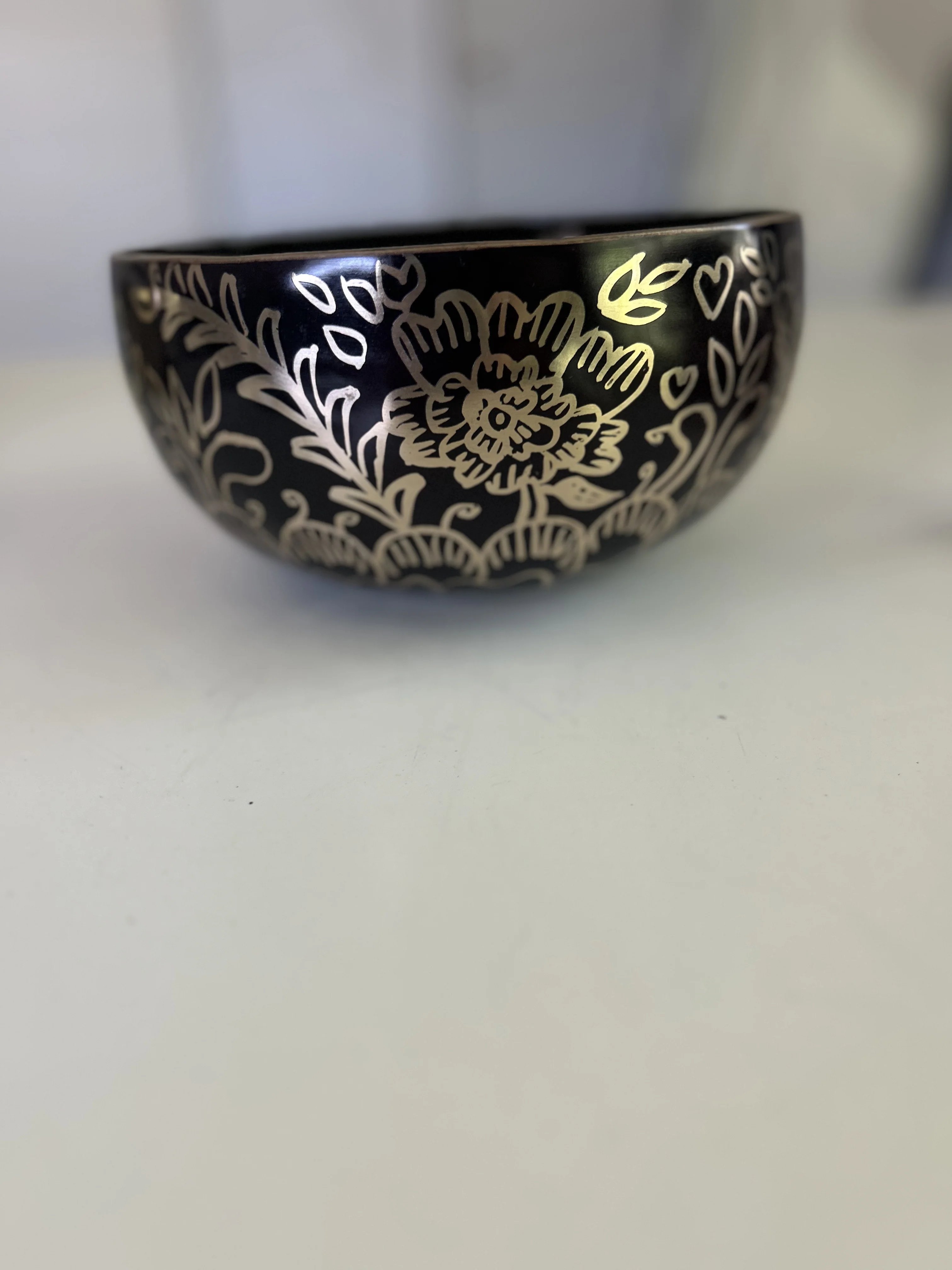 7.5 Inch Bronze F Sharp 3 One Of A Kind Singing Bowl CUSTOM-0006 - Image 11