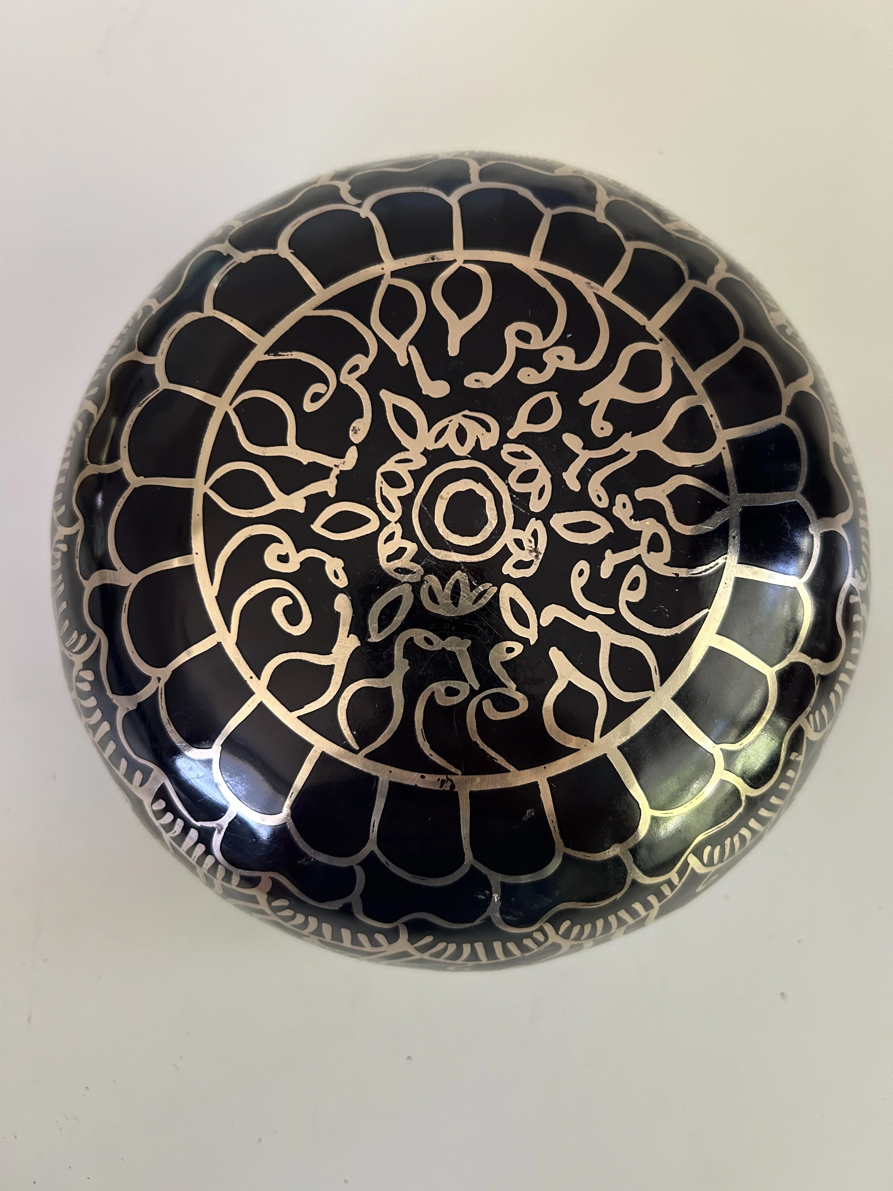 7.5 Inch Bronze F Sharp 3 One Of A Kind Singing Bowl CUSTOM-0006 - Image 5