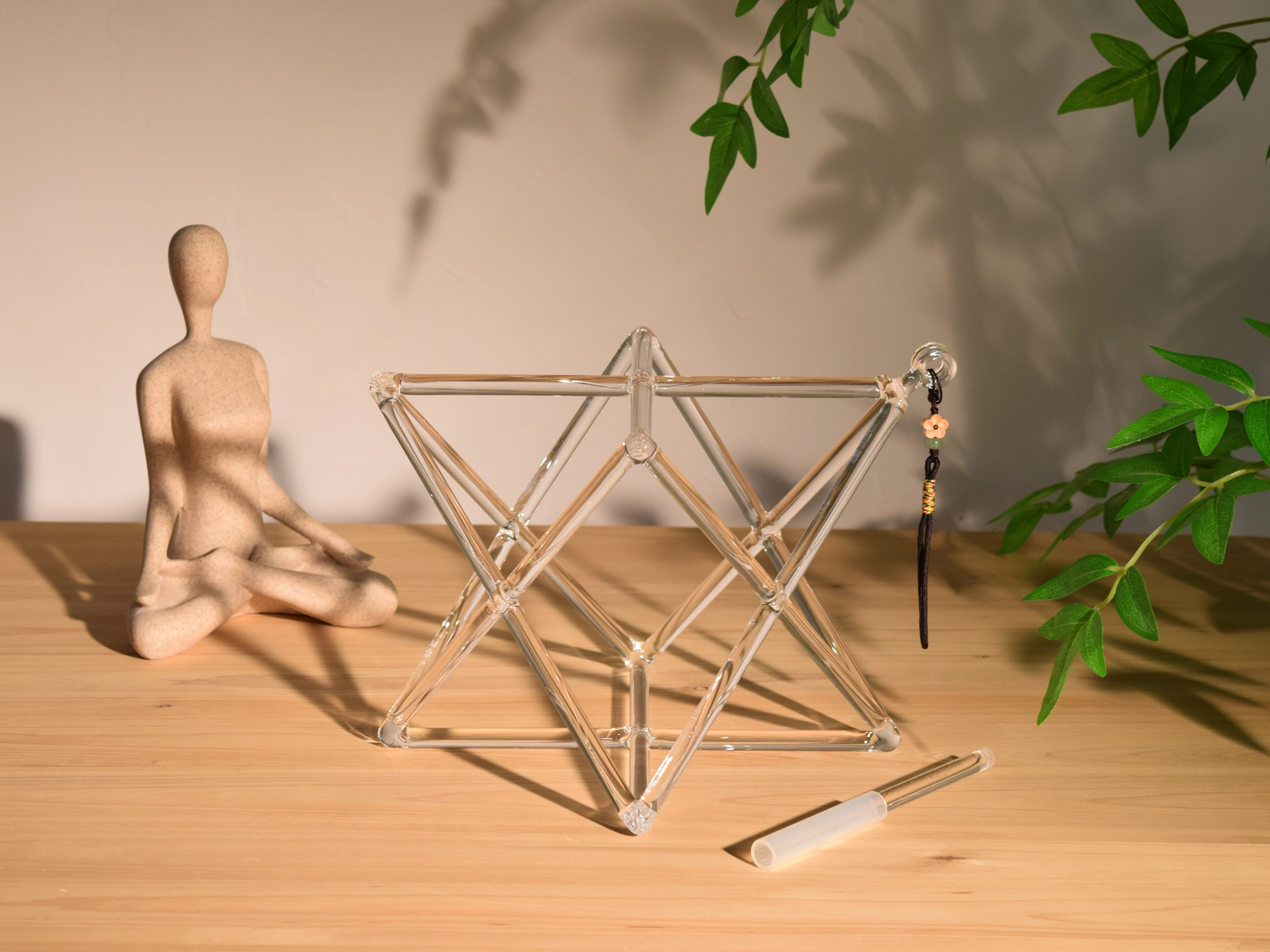 10" Clear Quartz Crystal Merkaba Sound Star - Image 6