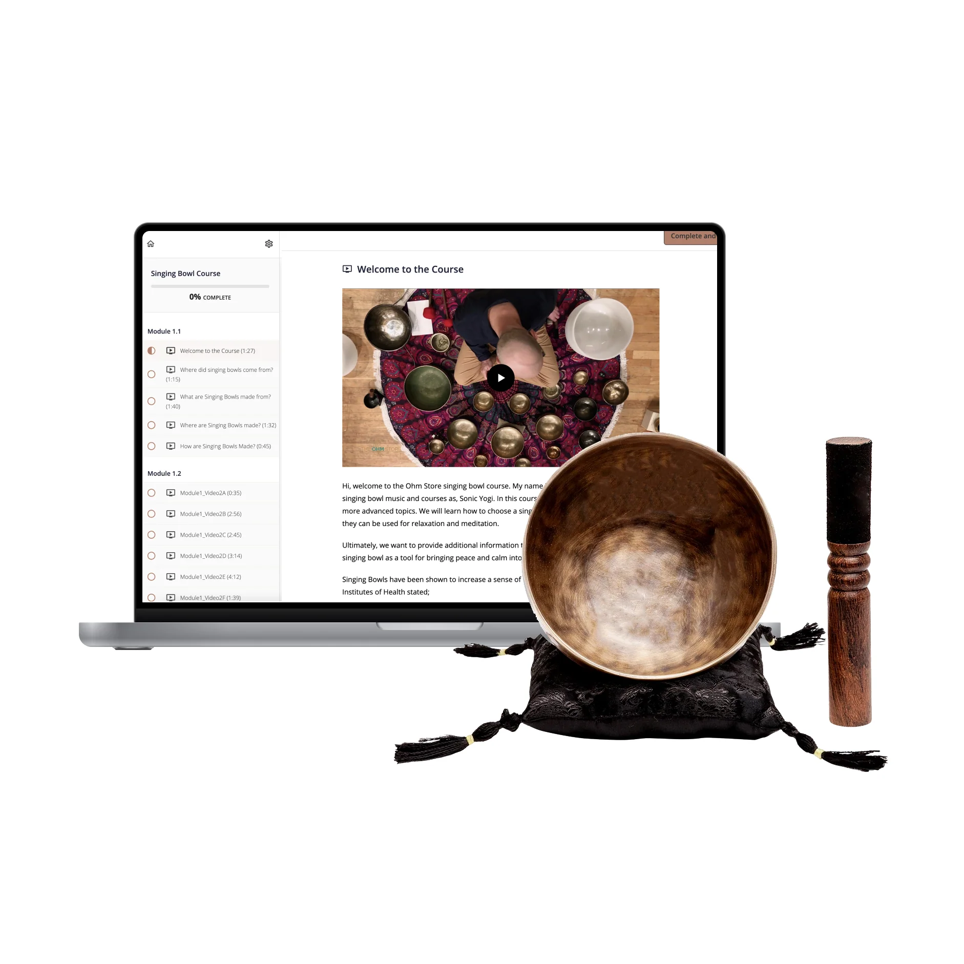The Singing Bowl Course: 47 Lesson Digital Course On Mastering Your Singing Bowl and Sound Therapy - Image 3