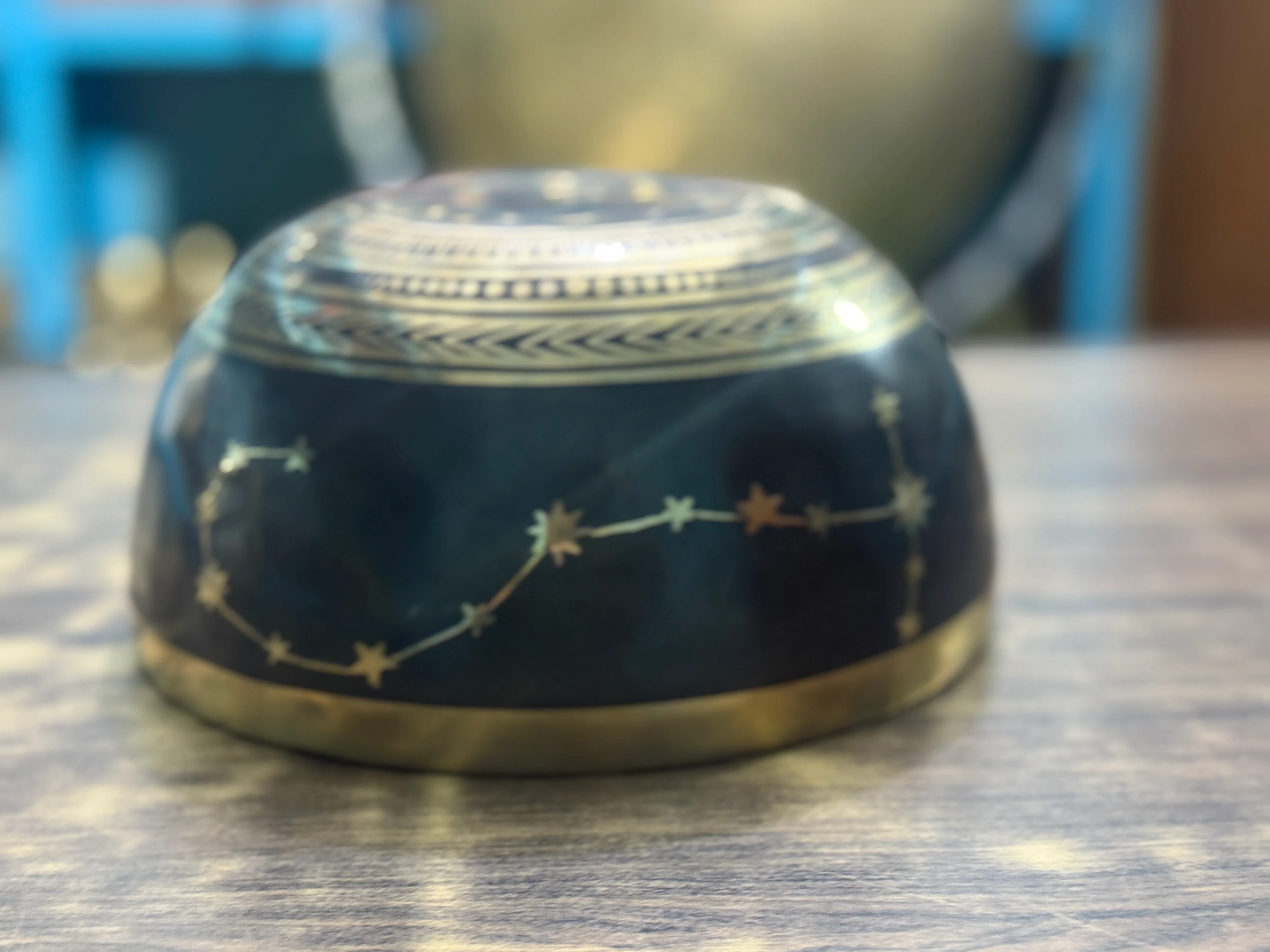 The Scorpio Singing Bowl - 9 inch Large | Handmade In Nepal - Image 14