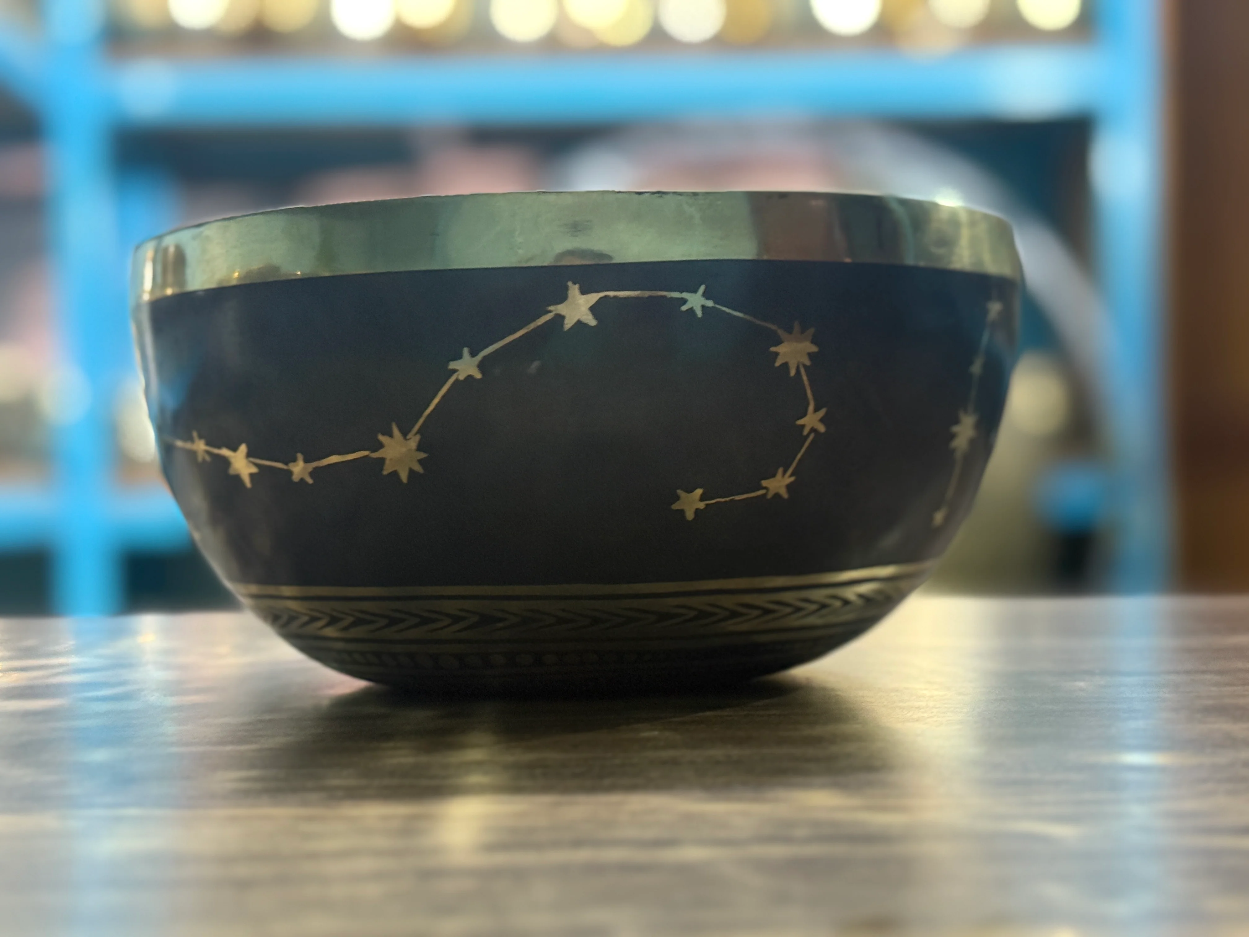 The Scorpio Singing Bowl - 9 inch Large | Handmade In Nepal - Image 4