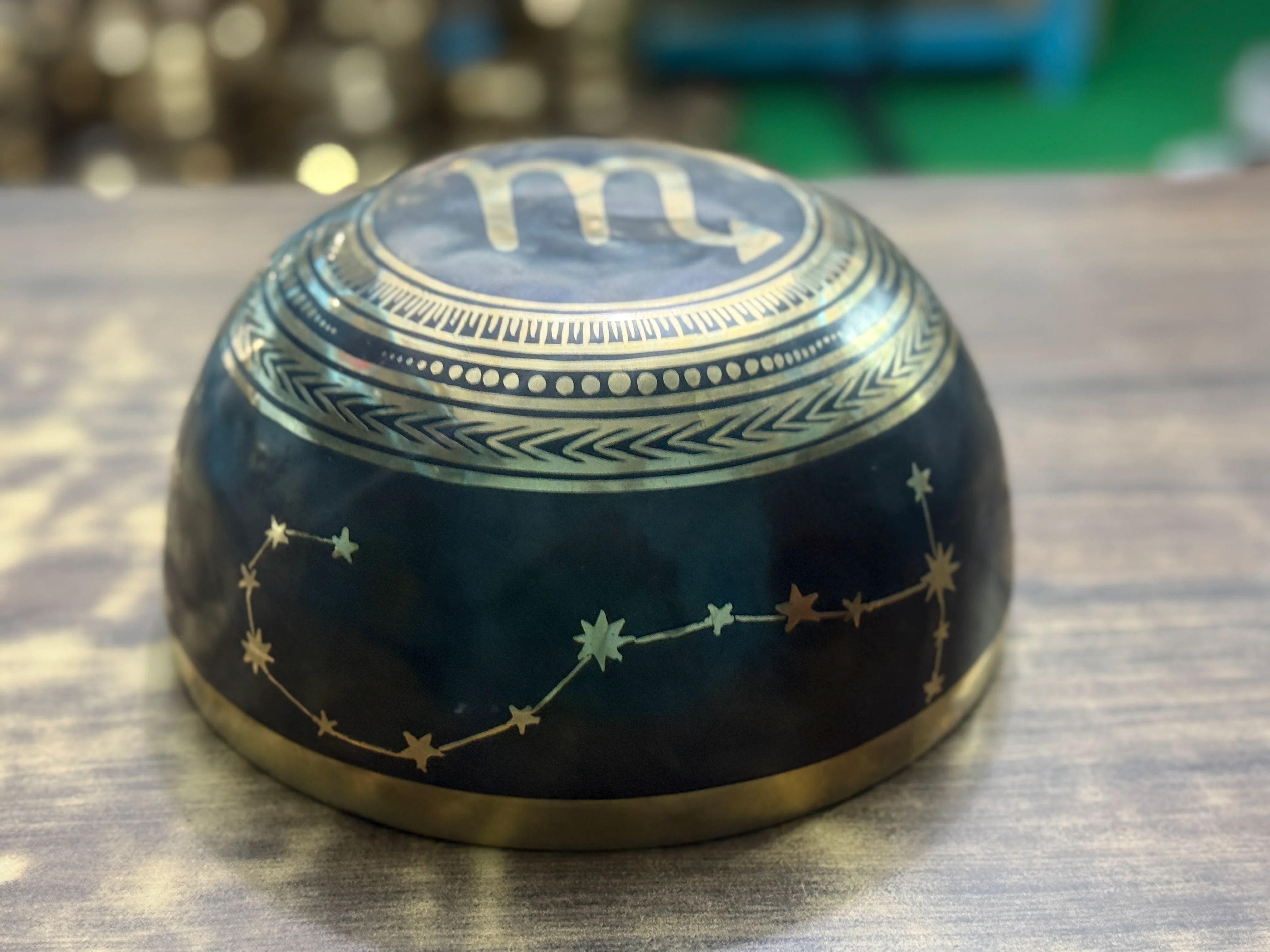 The Scorpio Singing Bowl - 9 inch Large | Handmade In Nepal - Image 6