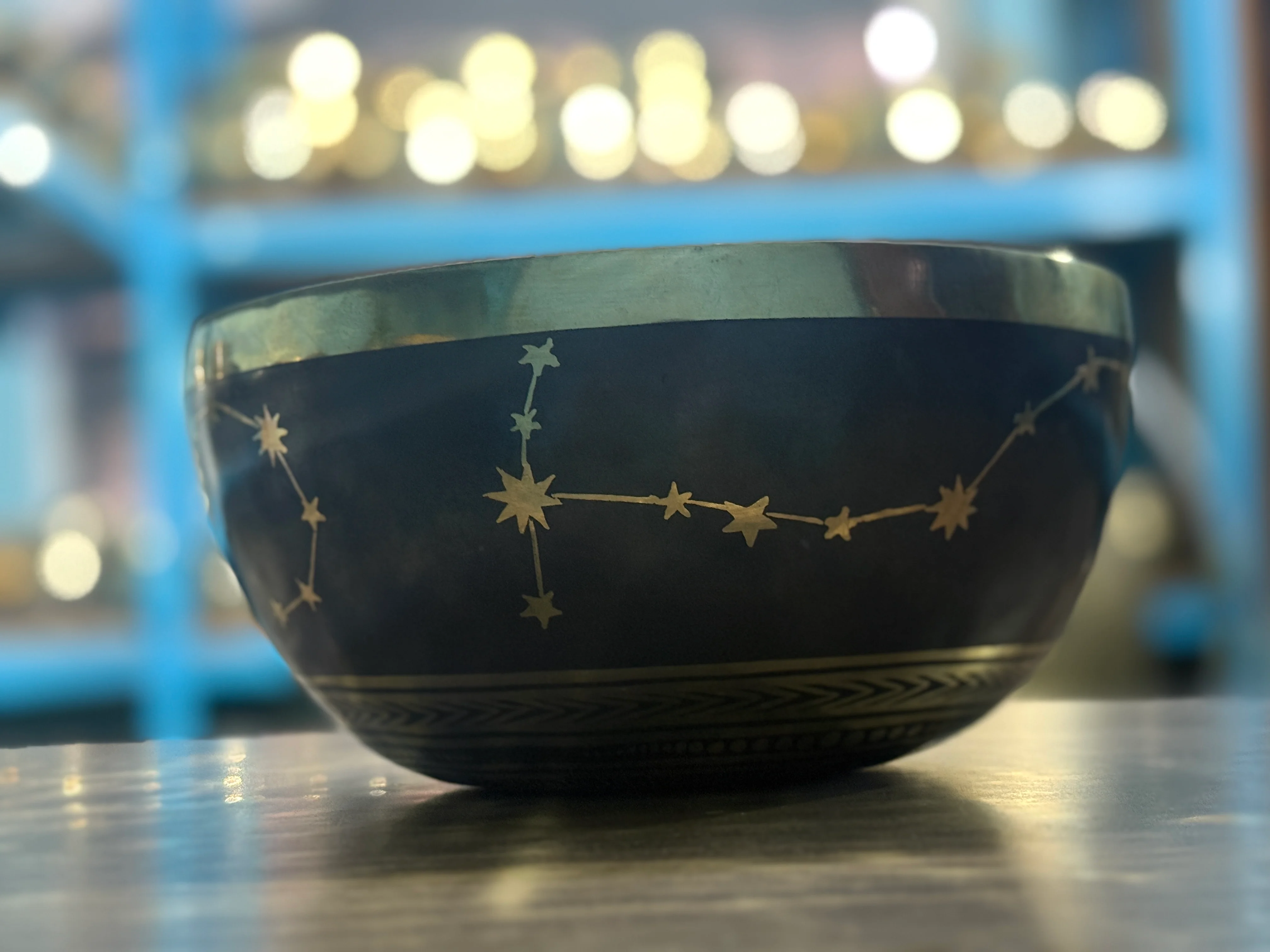 The Scorpio Singing Bowl - 9 inch Large | Handmade In Nepal - Image 8