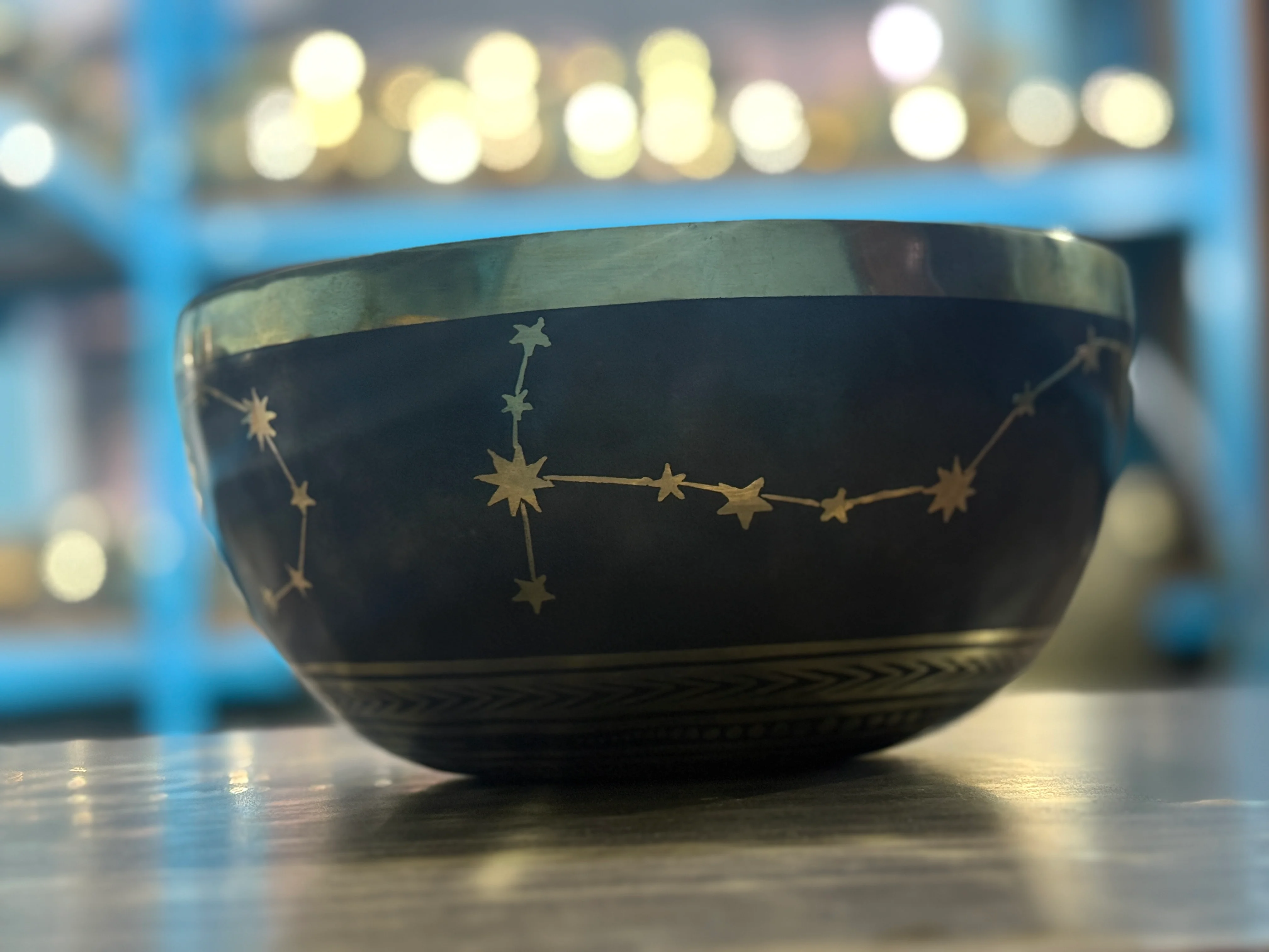 The Scorpio Singing Bowl - 9 inch Large | Handmade In Nepal - Image 9
