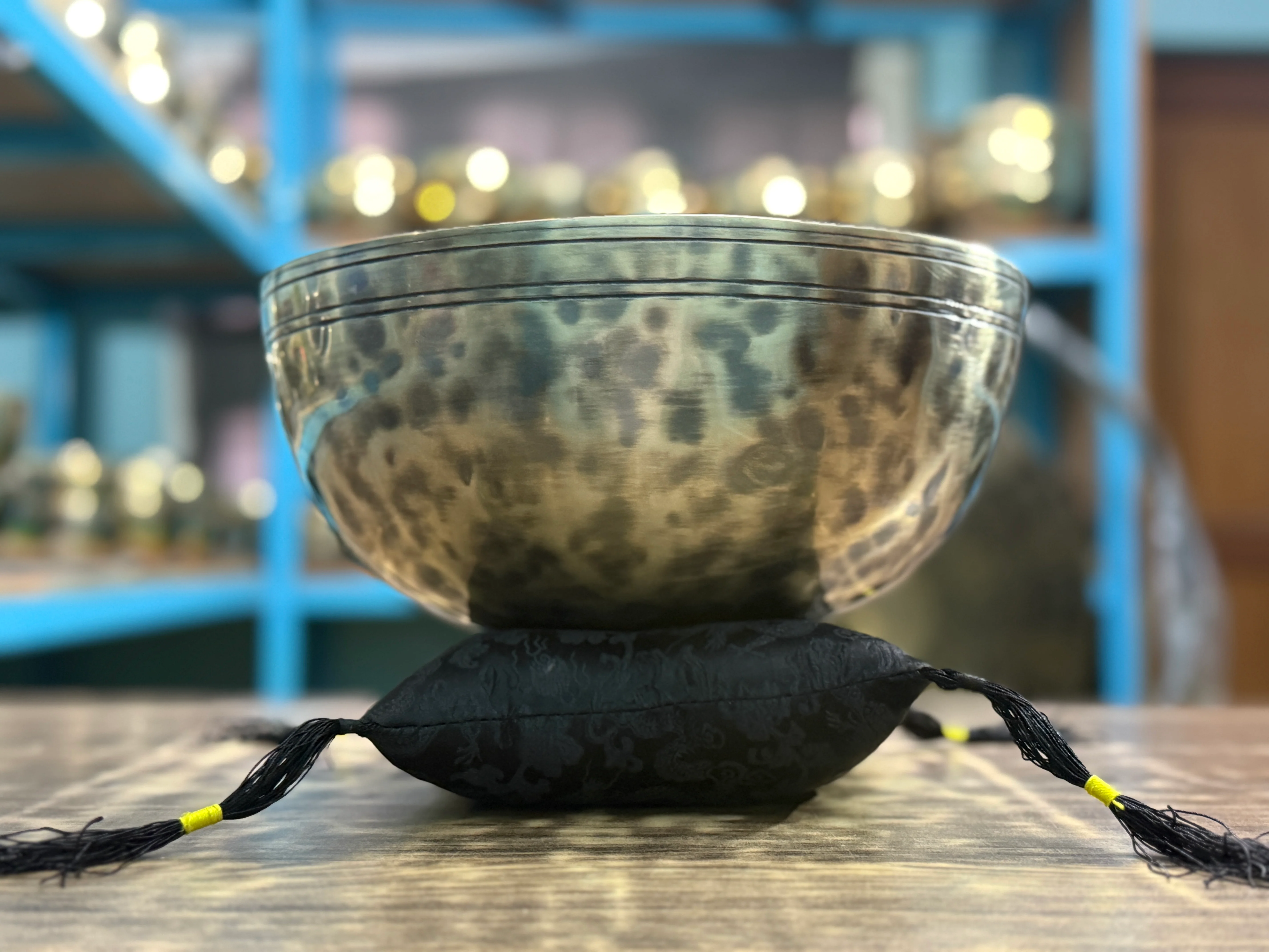 The Ohm Deep Rim Bronze Trio: 12in, 8.5in, 6in Extra Thick Rim Three Bowl Set - Image 13