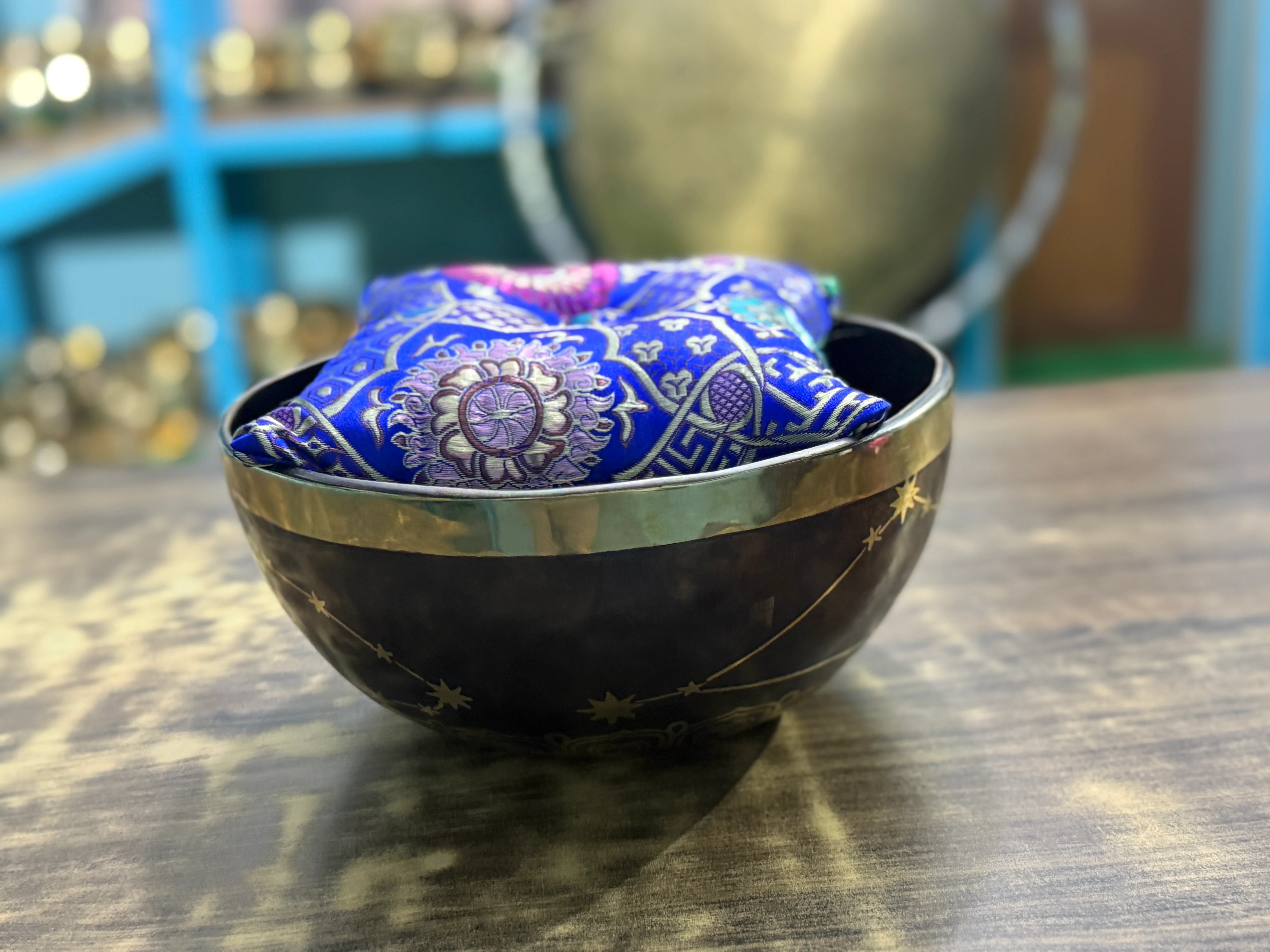 The Capricorn Singing Bowl - 9 inch Large | Handmade In Nepal - Image 26