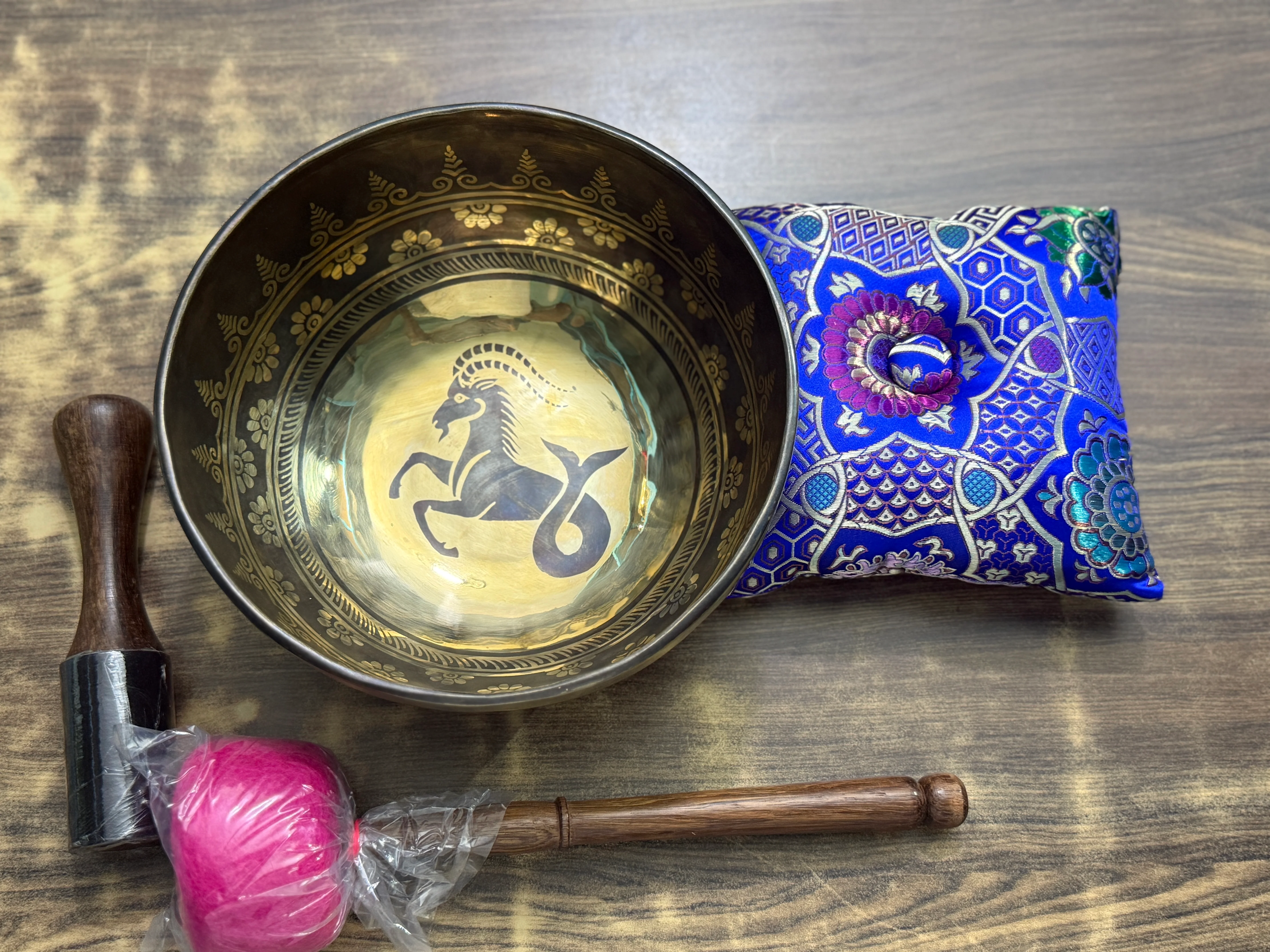 The Capricorn Singing Bowl - 9 inch Large | Handmade In Nepal - Image 41