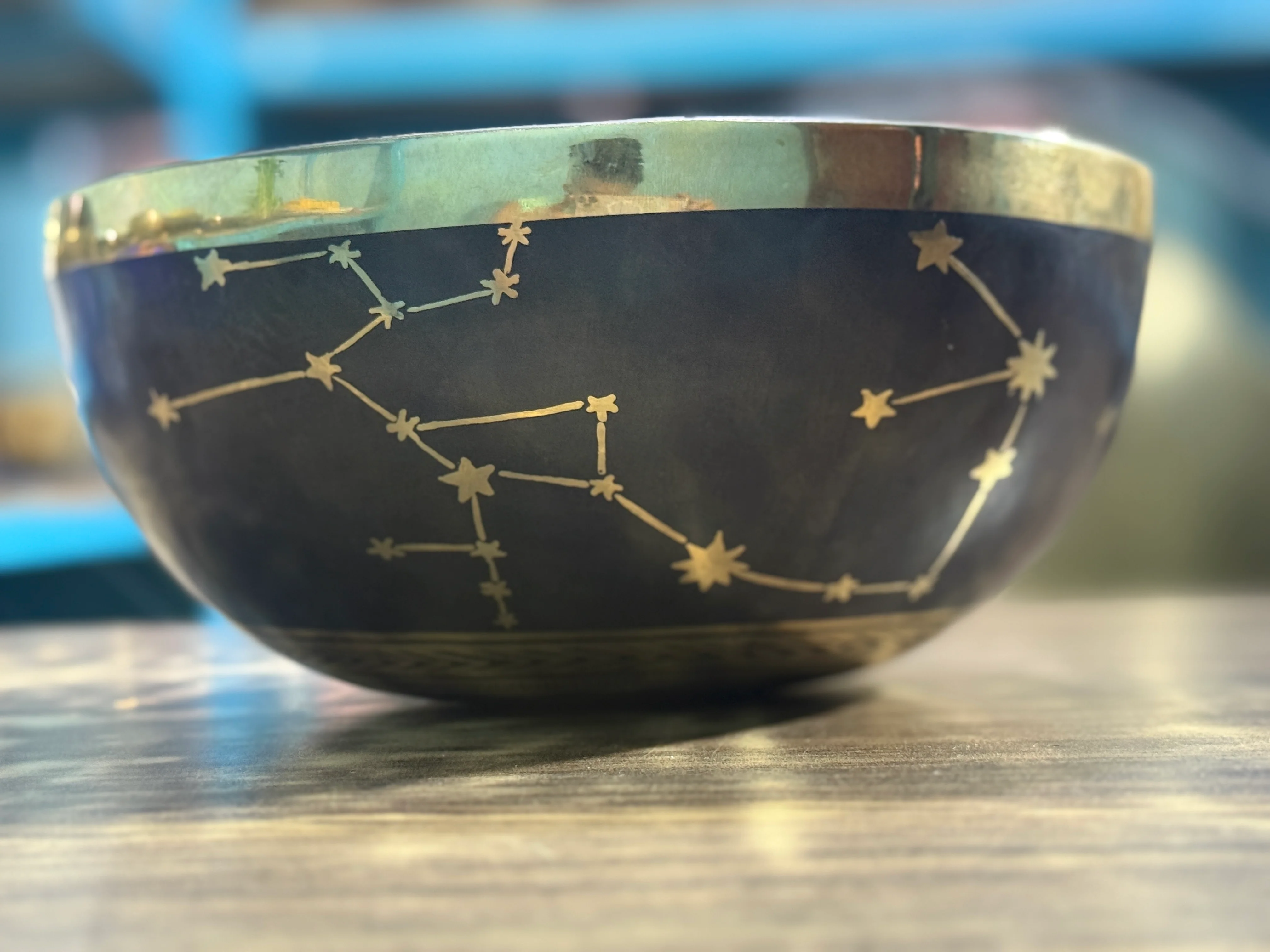 The Sagittarius Singing Bowl - 9 inch Large | Handmade In Nepal - Image 7